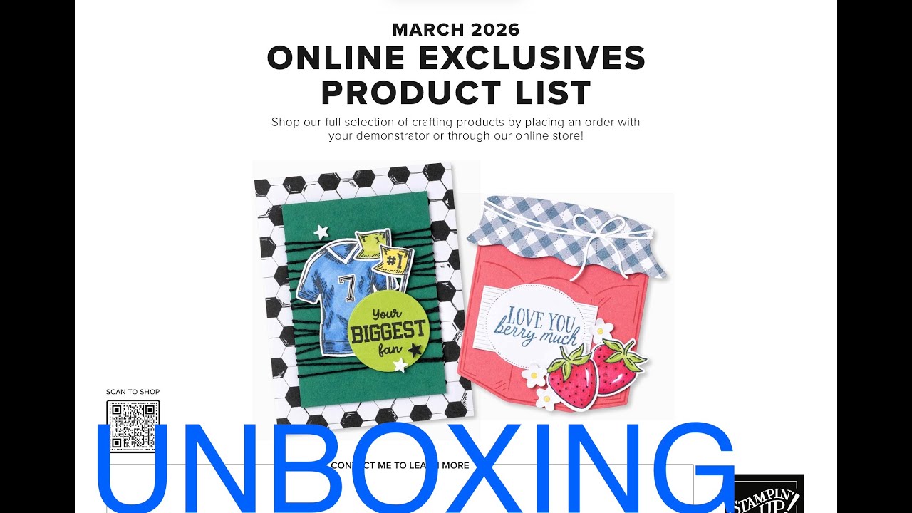 March 2026 On-Line Exclusives Unboxing PLUS the New Stampin