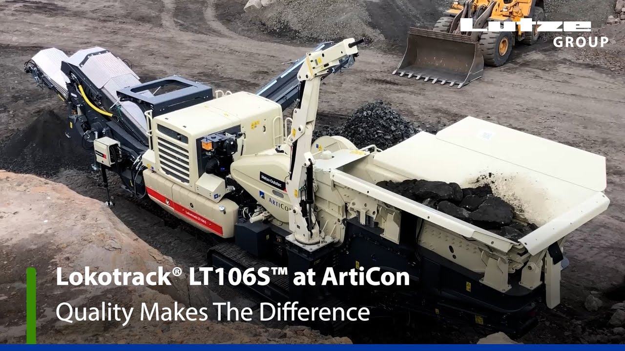 Locko Track ArtiCon uses Metso Lokotrack® LT106S mobile crusher to turn tunnel ...