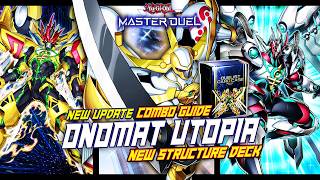 Master Duel: How to Play Onomat Utopia deck with New Structure deck | Combo Guide & Deck Profile.