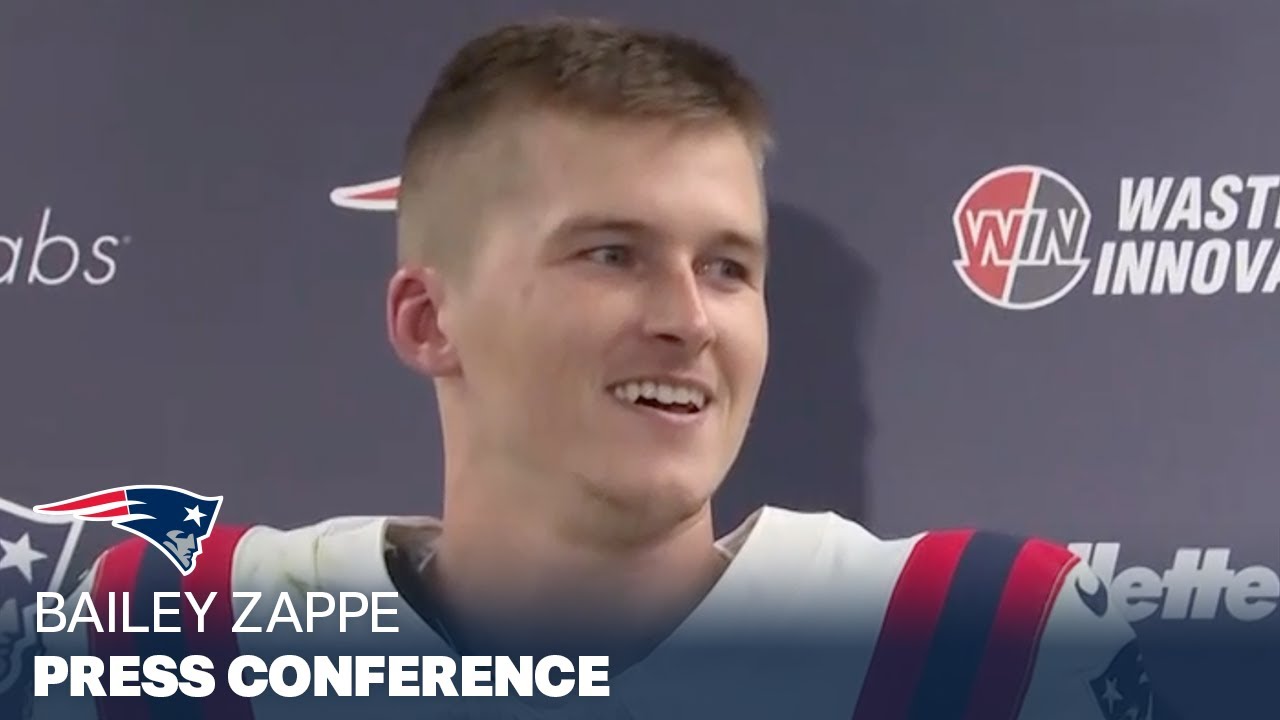 Bailey Zappe It s A Great Feeling Patriots Postgame Press bailey-zappe-it-s-a-great-feeling-patriots-postgame-press