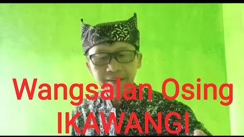Juara Wangsalan Osing Nasional pada HUT IKAWANGI ke 49 by Joko P. Susanto