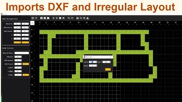 Imports DXF layout and irregular layout file on Madshow Artnet led pixel mapping software