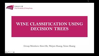 MA6633 Video (Wine Classification Using Decision Trees)