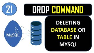 How to delete database or table in Mysql in Hindi | Dropping database or table in MySql in Hindi