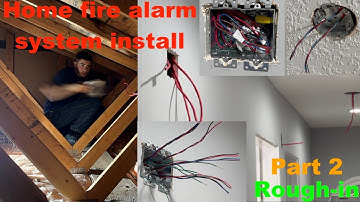 Installing a fire alarm system in my house, Notifier addressable rough-in (part 2)