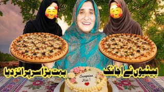 Our Daughters Surprised The Whole Family with Homemade Pizza & Cake❤️ | Irma's family vlog 