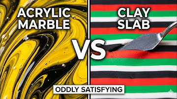 Satisfying Flag Color Mixing 🇮🇳🇦🇪🇯🇵 Acrylic Paint vs Clay ASMR (Compilation)