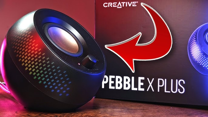 Creative Pebble 2.0 USB-Powered Desktop Speakers with Far-Field Drivers and  Passive Radiators for Pcs and Laptops (Black) 