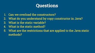 Java Interview Questions | Part 6