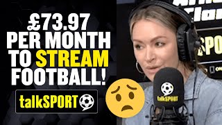 Its NOT FAIR on the average person. ? Gabby & Laura QUESTION the high prices to stream football ?