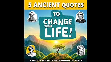 Ancient Wisdom For Modern Life: 5 Quotes That Will Shift Your Mindset