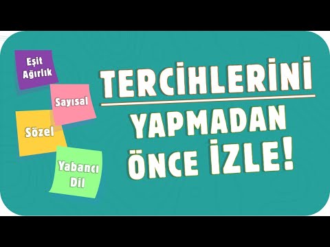 BU TABLOYA BAKMADAN TERCİH YAPMA | Tercih Sorularınızı Yanıtlıyoruz 📢