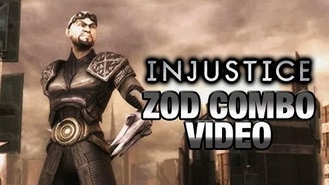 INJUSTICE: Zod Combo Video by Maximilian