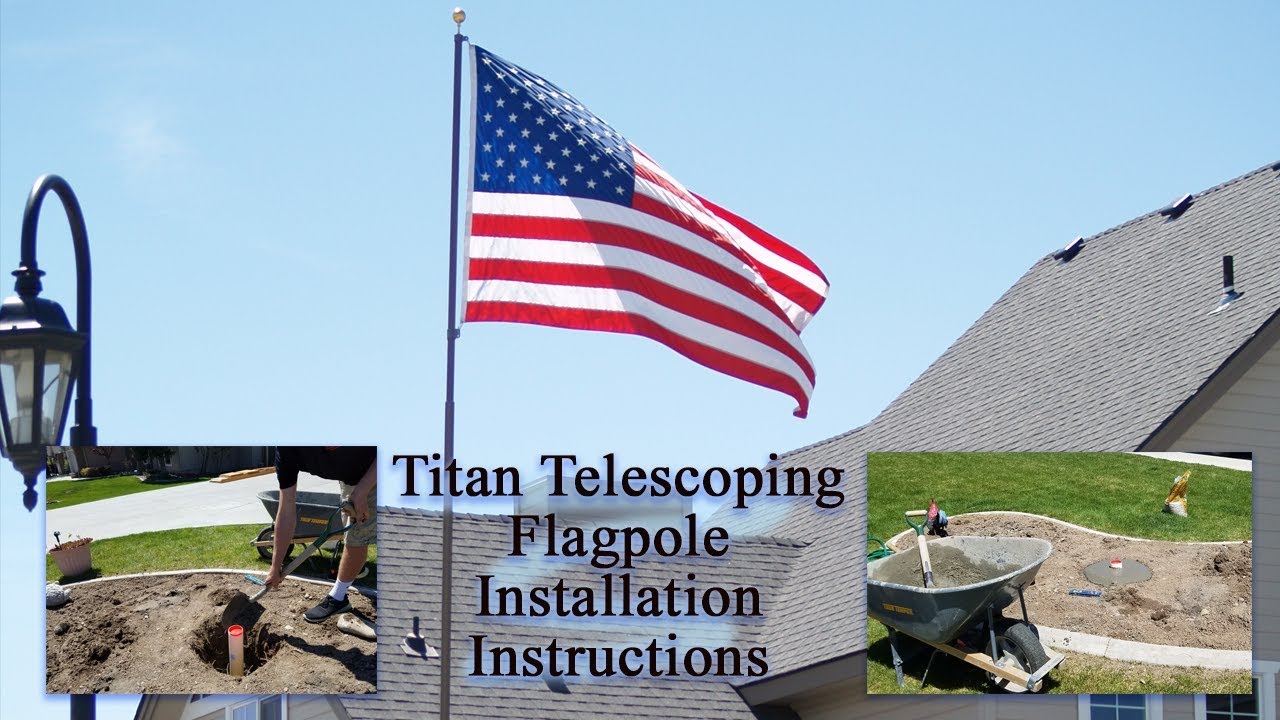 Flagpole Farm Install Instructions III YouTube