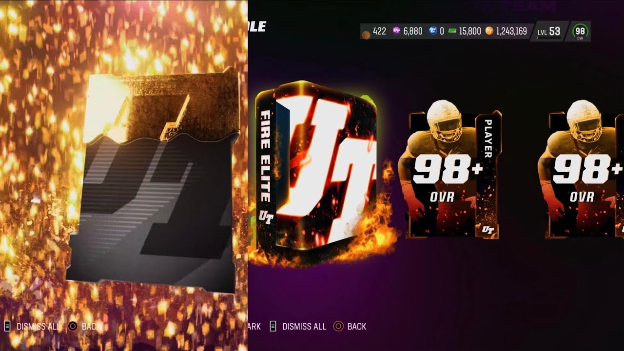 ALL-MADDEN FIRE ELITE BUNDLE!! GOLDEN TICKET PULL!! SO MANY UL PACKS!!- Madden 23 pack opening