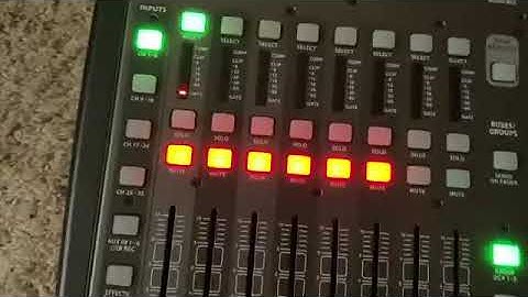 behringer x32 producer reset