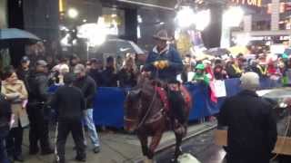 Bobby Kerr mustang trainer promoting Mustang Millionaire miniseries at GMA in NYC