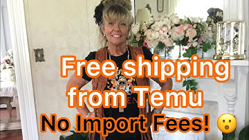 Free shipping from Temu | Let me show you how | No Import fees | you don