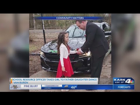 Van Buren police officer volunteers for "daddy-daughter dance"