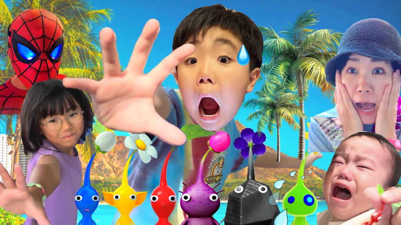 じゅたろうくんファミリーのハワイ旅行ピクミンを探しながらハワイ旅行を楽しもう！