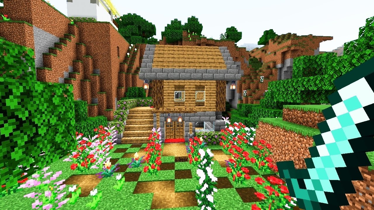 Minecraft Starter Wooden Survival House 🪵 | Easy Survival Base Tutorial for Beginners