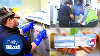 First batch of Pfizer Covid vaccine arrive at Croydon NHS hospital