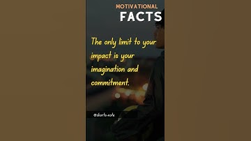 The Only Limit to Your Impact is Your Imagination and Commitment