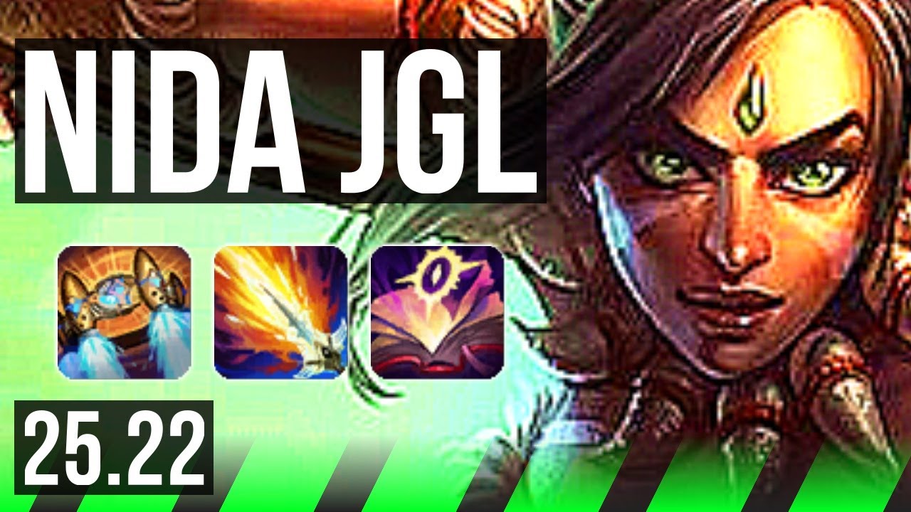 NIDALEE vs SHACO (JGL) | 12/0/6, Legendary | KR Master | 25.22