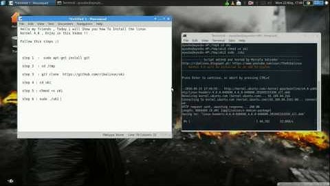 How to install the linux kernel 4.6 on Backbox , Ubuntu , Mint, and Elementary OS 2016