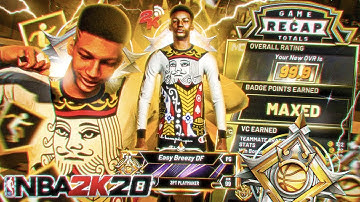 I Finally HIT LEGEND & BEST PG BUILD UNLOCKED 100+ BADGES & MORE NBA2K20!! BEST LEGEND LIVE REACTION