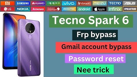 tecno spark 6 frp bypass unlock tool / spark 6 gmail account remove / how to remove frp lock Tecno