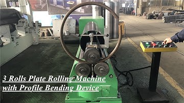 3 Rollers Plate Rolling Machine, Mechanical Hydraulic 3 Rolls Plate Bending Machine, Roller Bending