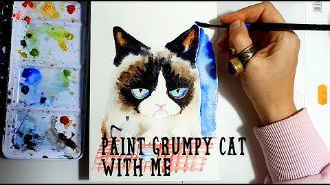 Paint Grumpy Cat with me