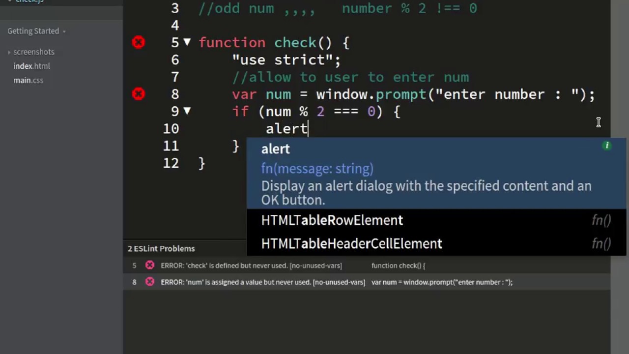 #javascript 02 determine whether the number is even or Odd ØªØØ¯ÙŠØ¯ هل ...