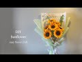 Diy flowers  how to make sunflower with chenille wire 35  handmade diy pipe cleaner flowers