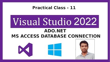 L-11 MS ACCESS DATABASE CONNECTION USING ADO.NET IN VB.NET