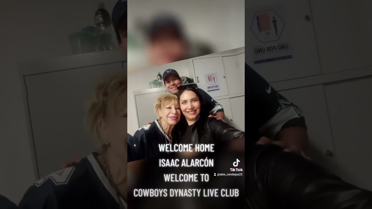WELCOME HOME ISAAC ALARCÓN WELCOME TO COWBOYS DYNASTY LIVE CLUB
