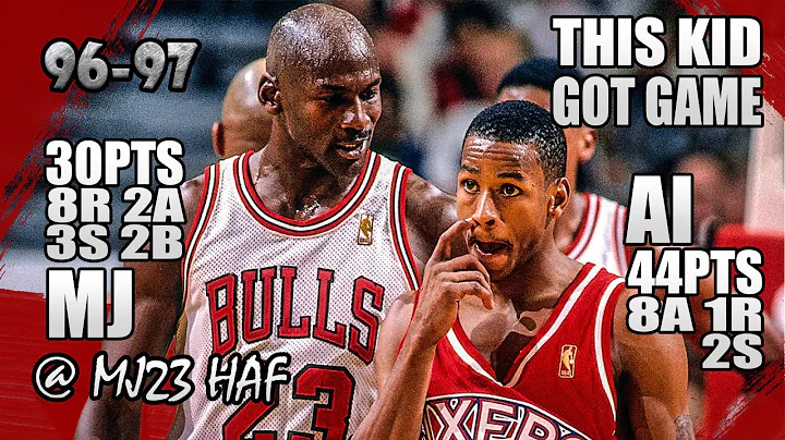 Michael Jordan vs Allen Iverson Highlights (1997.0...