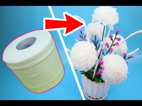 Video Biến Giấy Vệ Sinh Thành Chậu Hoa Cực Đẹp - Rất Dễ Làm... - youtube