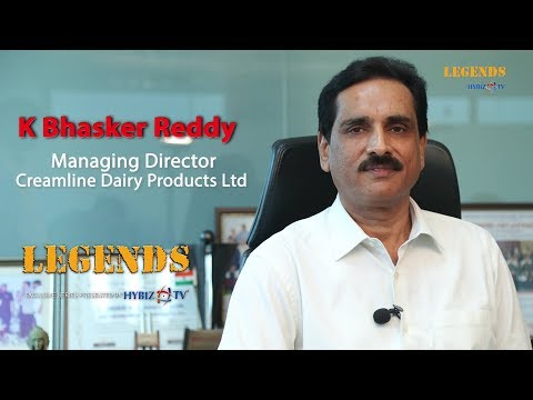 Success Journey of Jersey Milk | MD Bhaskar Reddy  - Creamline Dairy Products | Hybiz Legends