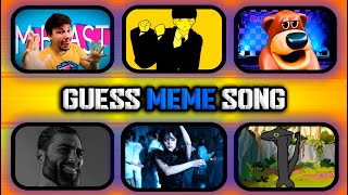 GUESS THE FAMOUS MUSIC MEME | EASY QUIZY