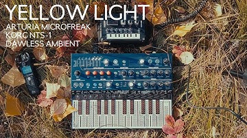 Yellow light. Arturia MicroFreak and Korg NTS-1. Dawless Ambient.