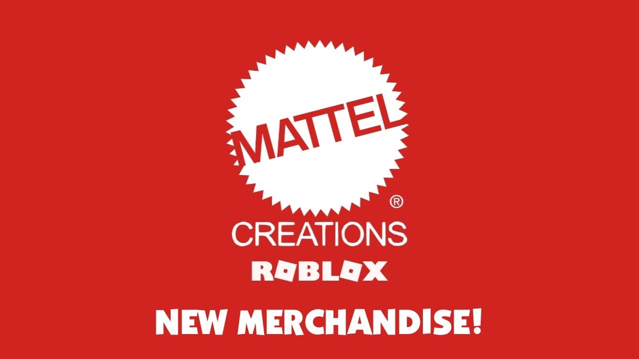 New Merchandise From Mattel Creations Roblox Youtube