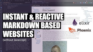 Build a reactive real-time Markdown-based website with  Phoenix LiveView and PardallMarkdown