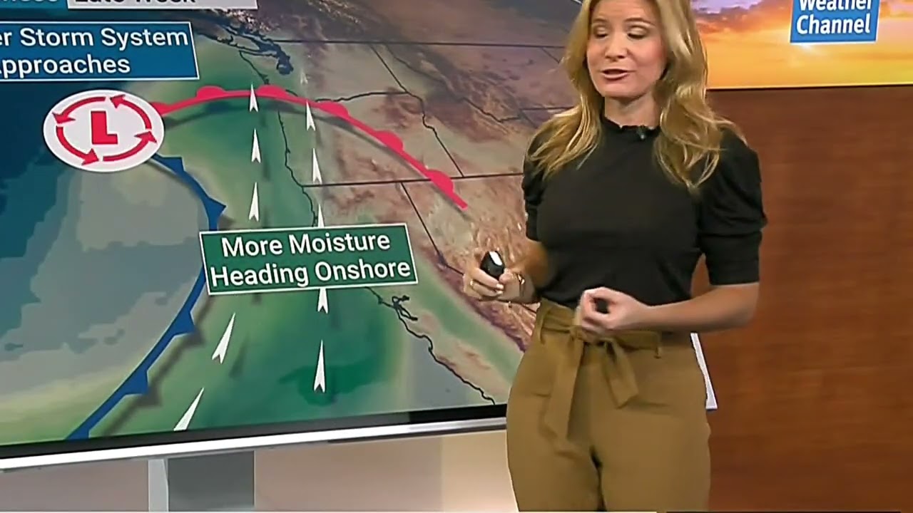 Jen Carfagno - The Weather Channel - 111521 Black Shirt - Easy On The Eyes