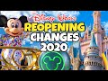 Top 10 Changes with Reopening Walt Disney World in 2020 -  New Rides, Safety & More