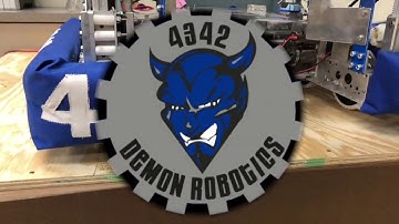 2019 Demon Robotics 4342 Destination: Deep Space Robot Reveal