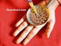 easy latest mehndi design for hands -  simple mehndi design with the help of kitchen utensile