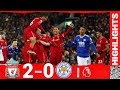 Highlights liverpool 20 leicester city  double for jota at anfield