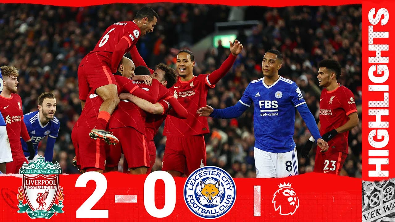 Highlights Liverpool 2-0 Leicester City Double for Jota at Anfield